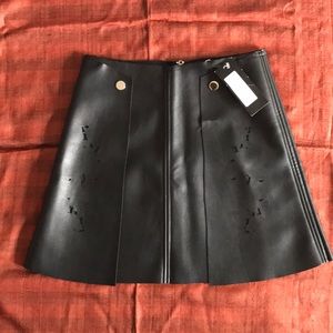 Nasty Gal Faux Leather Miniskirt